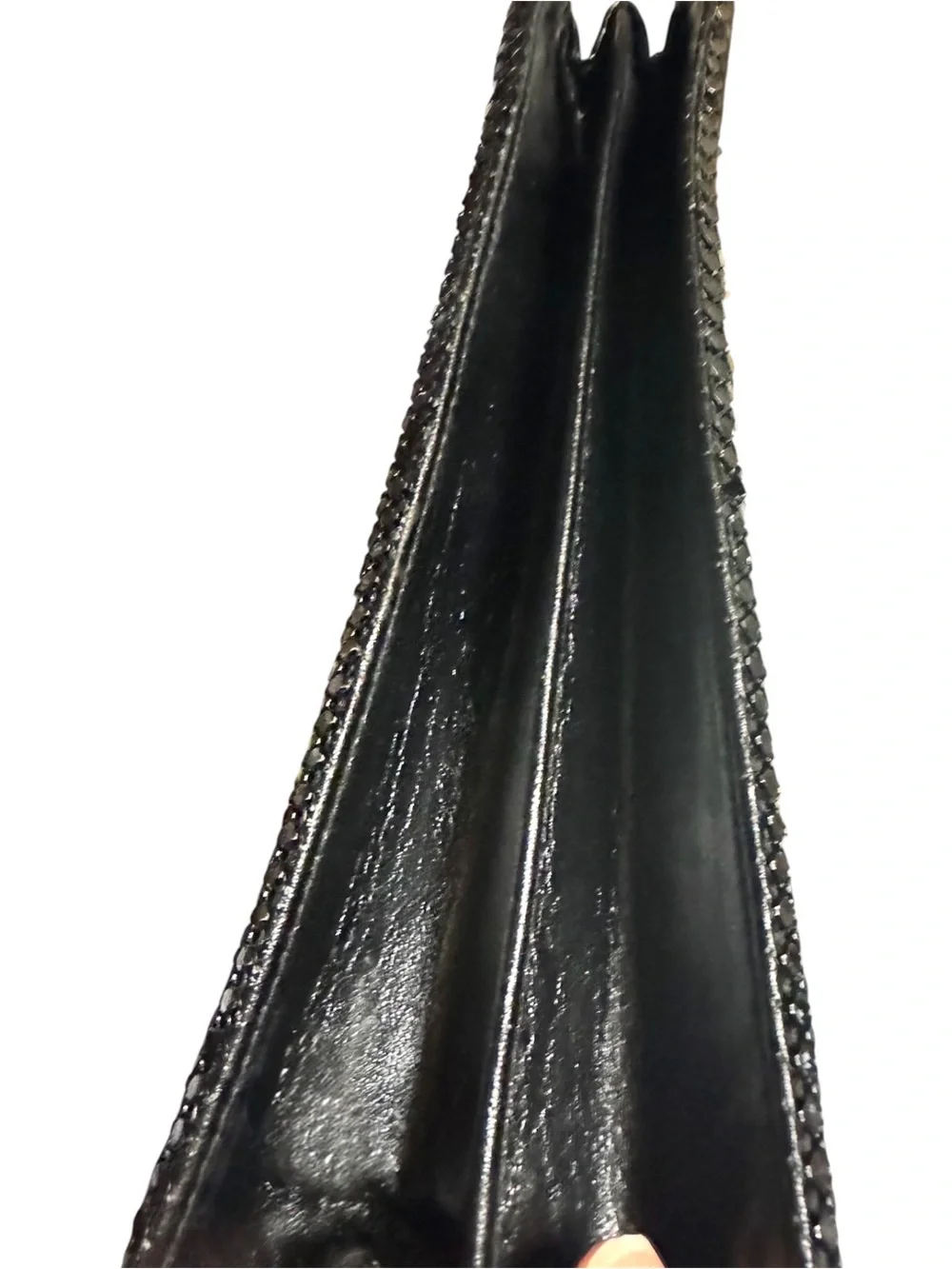 Y&S Original 80s Black & Gold Glam Mesh Structured Briefcase Top Handle Flap Bag